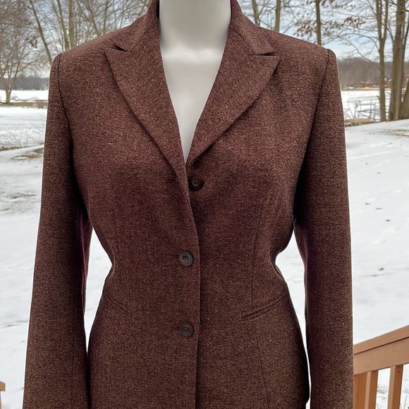 Le Suit vintage stylish herringbone suit 10 - Picture 2 of 15